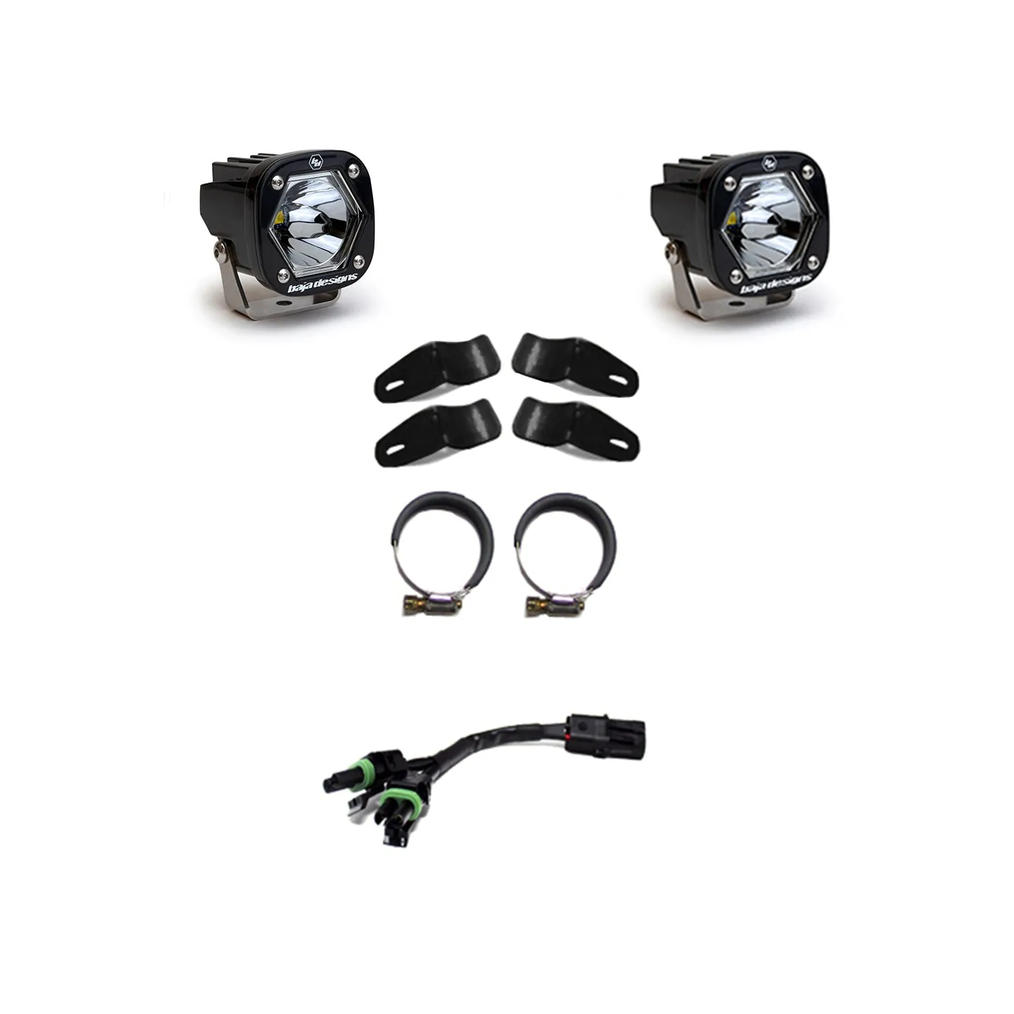 Baja Designs 507086 S1 Universal Moto Kit Spot w/EFI Baja Desgins