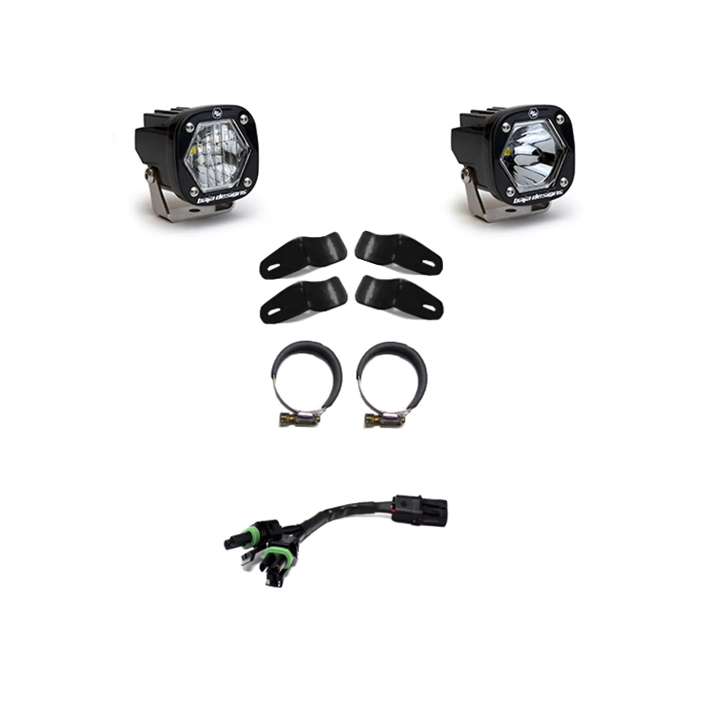Baja Designs 507087 S1 Universal Moto Kit Driving/Combo w/EFI Baja Designs