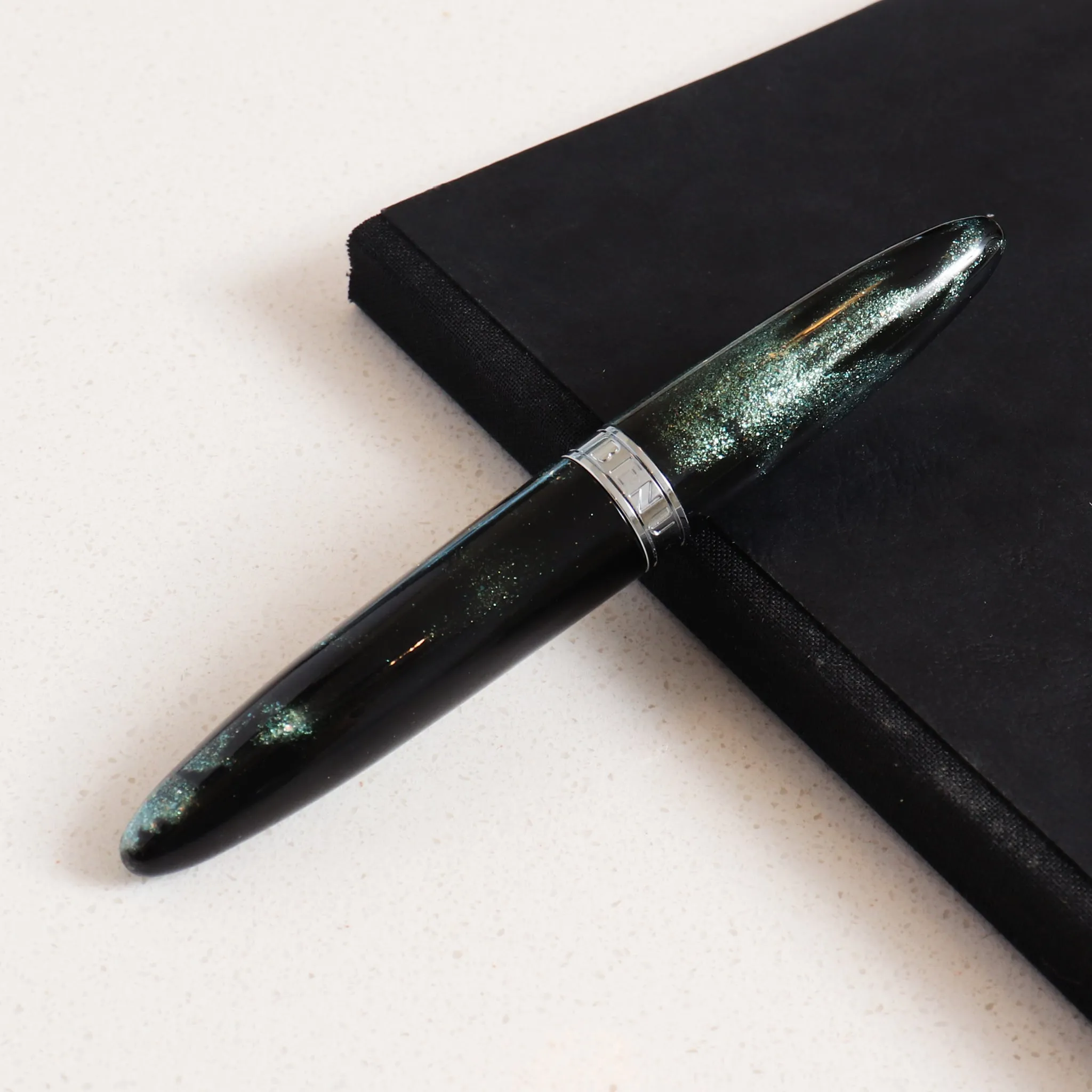 BENU Minima Mystical Green Silver Fountain Pen