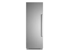 Bertazzoni 30 inch Left Door Stainless Steel Built-in Refrigerator REF30RCPIXL/23