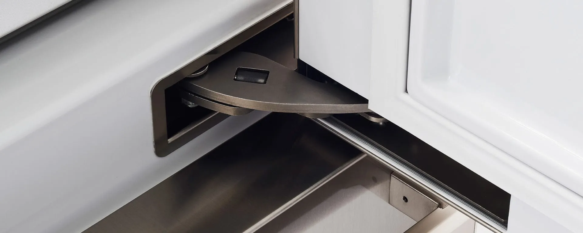 Bertazzoni 36 inch Right Door Stainless Steel Built-In Bottom Mount Refrigerator REF36BMBIXRT