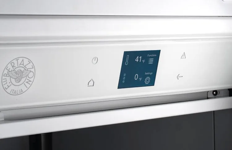 Bertazzoni 36 inch Right Door Stainless Steel Built-In Bottom Mount Refrigerator REF36BMBIXRT