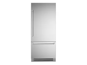 Bertazzoni 36 inch Right Door Stainless Steel Built-In Bottom Mount Refrigerator REF36BMBIXRT
