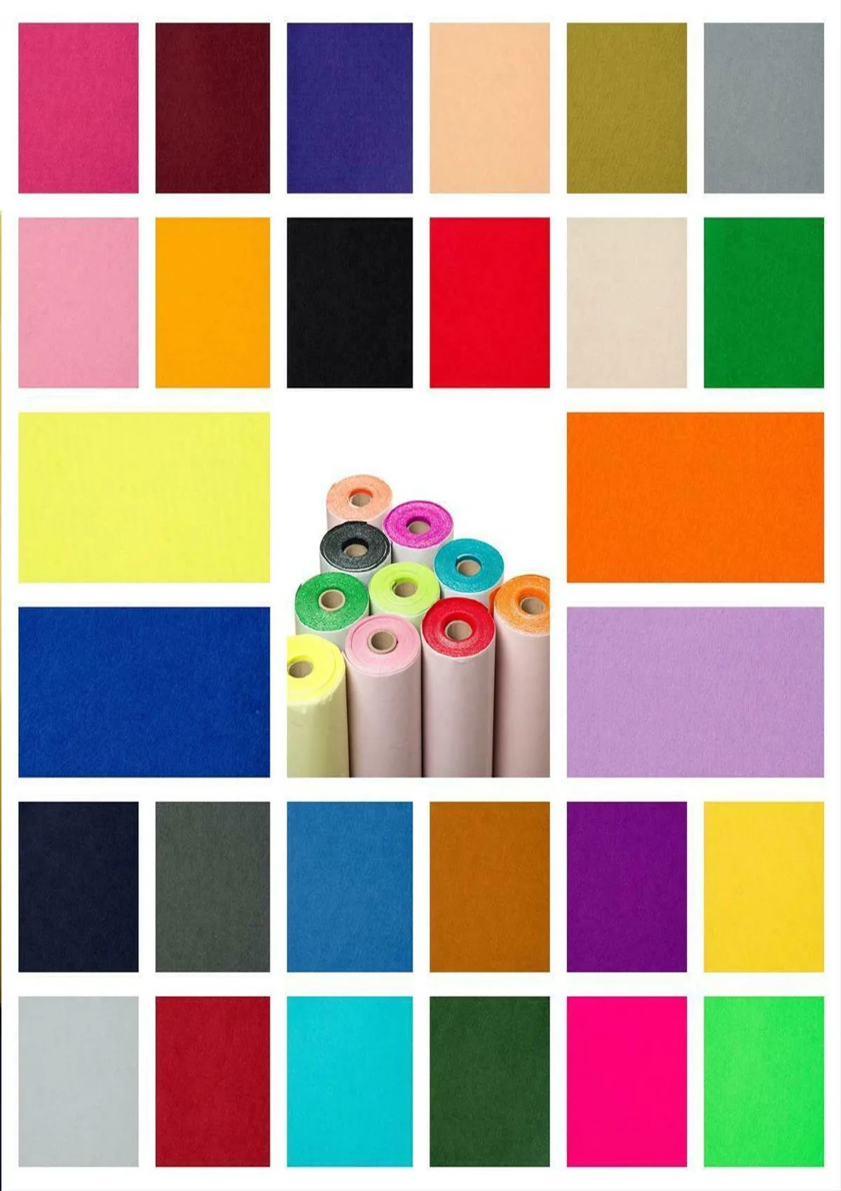 Black Adhesive Felt Fabric 100% Acrylic UK Made EN71 Certified Sticky Back Material for Arts & Crafts 1mm Thickness | 100cm x 45cm Wide | Sold by The Metre & Roll