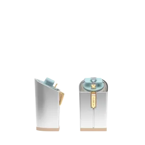 Block Heel Kit 4 Matte Silver