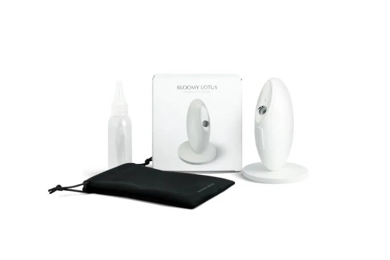 Bloomy Lotus Pebble Portable Beauty Diffuser - White
