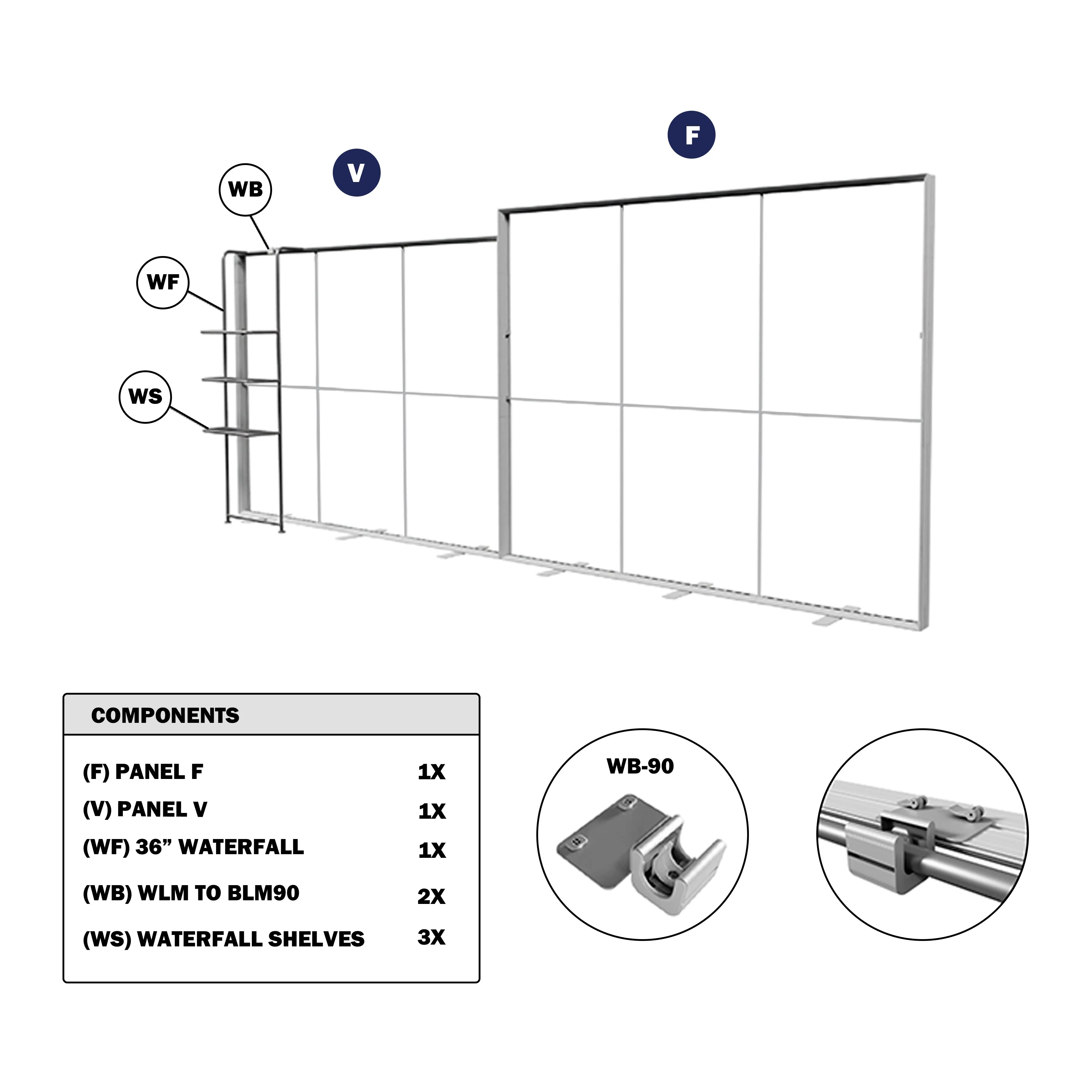 BrightLine 20ft FV Waterfall Kit