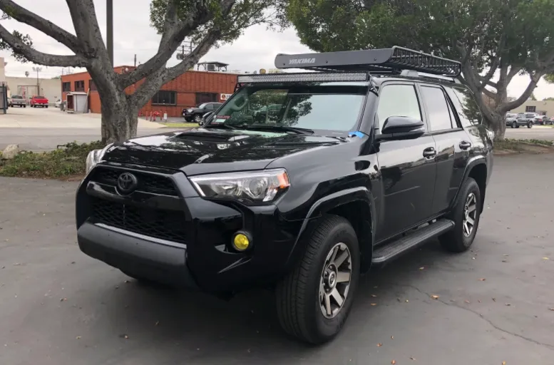 Cali Raised 52" Curved Light Bar Roof Brackets Kit For 4Runner (2003-2024)