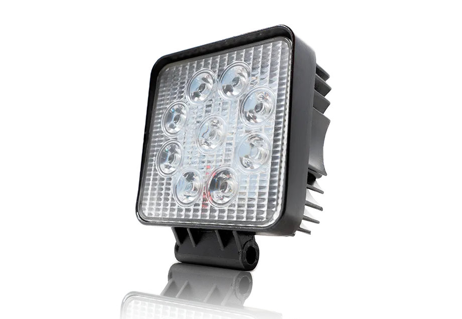 CALI RAISED LED 27W Square Work Light