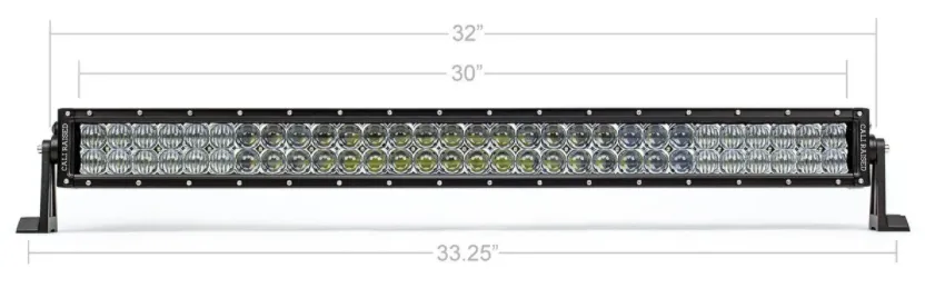 Cali Raised Lower Bumper Flush LED Light Bar Kit For 4Runner (2003-2009)