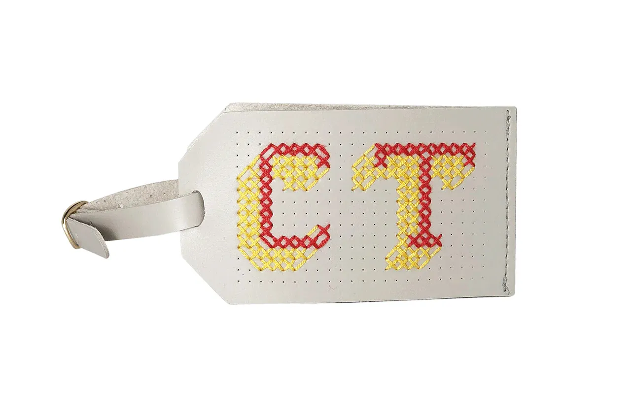 CHASING THREADS • Stitch Your Own Luggage Kit • Lt Grey • NEW