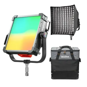 [CLEARANCE] Godox P300R KNOWLED RGB LED Pixel Light Panel 350W 1800K-10000K CCT CRI 96 / TLCI 96 with HSI, RGBW, GEL, X-Y Color Modes, DMX, CRMX, Ethernet, Bluetooth APP Wireless and Onboard Controls for Film Production and Studio Lighting