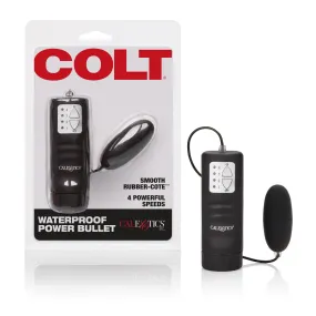Colt Waterproof Power Bullet: 4-Speed Vibrating Adventure Toy