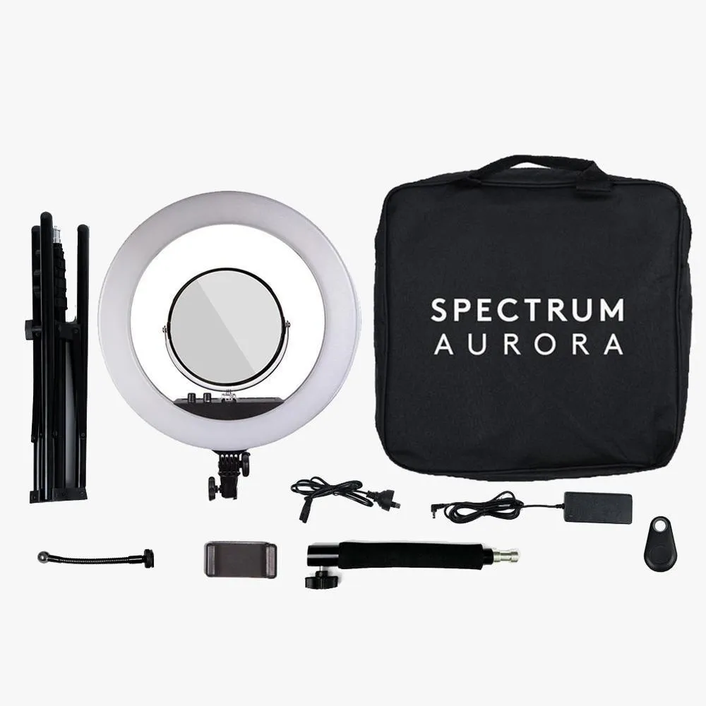 Complete Beauty Ring Light Studio Diamond Luxe & 5.5" LED Crystal Duo Lighting Kit - Bundle