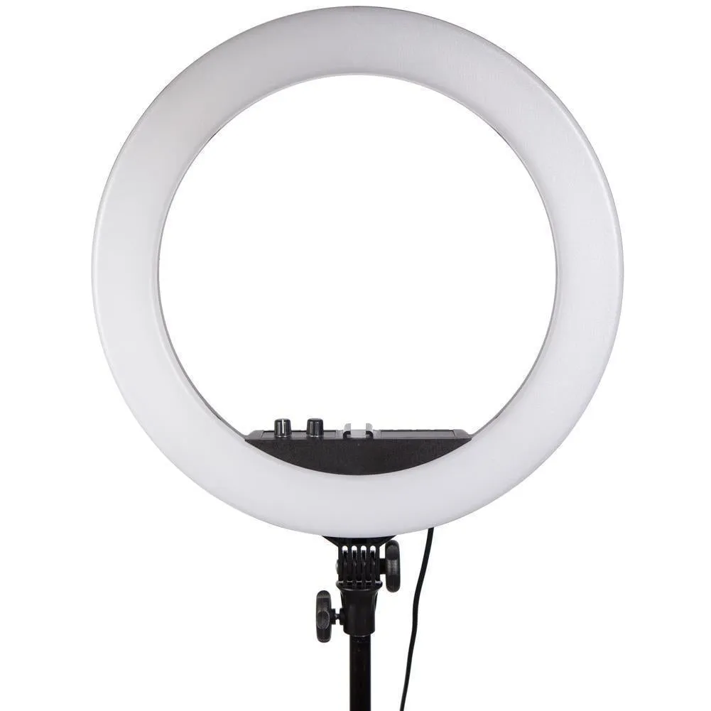 Complete Beauty Ring Light Studio Diamond Luxe & 5.5" LED Crystal Duo Lighting Kit - Bundle