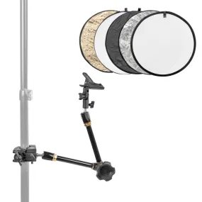 Complete Kit 5-in-1 Reflector with Table-Top / Stand Board Kit