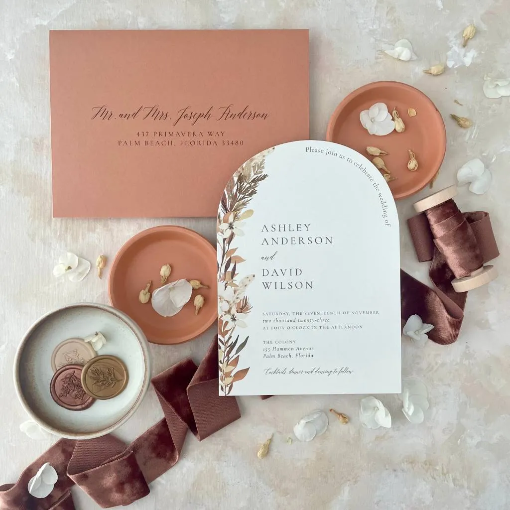 Copper Velvet Ribbon