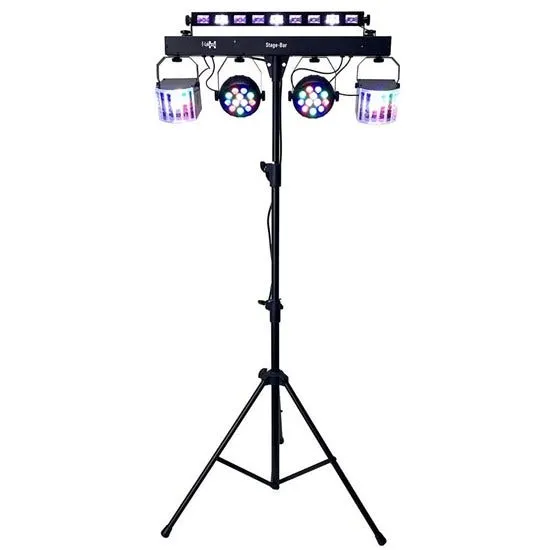 CR Lite Party Bar (Par   Kinta   UV/Strobe Bar w/ Carry Bags, Stand & Remote)