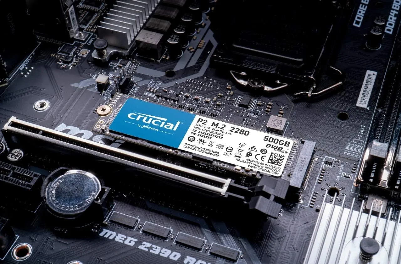 Crucial M.2 NVME SSD P2 1TB