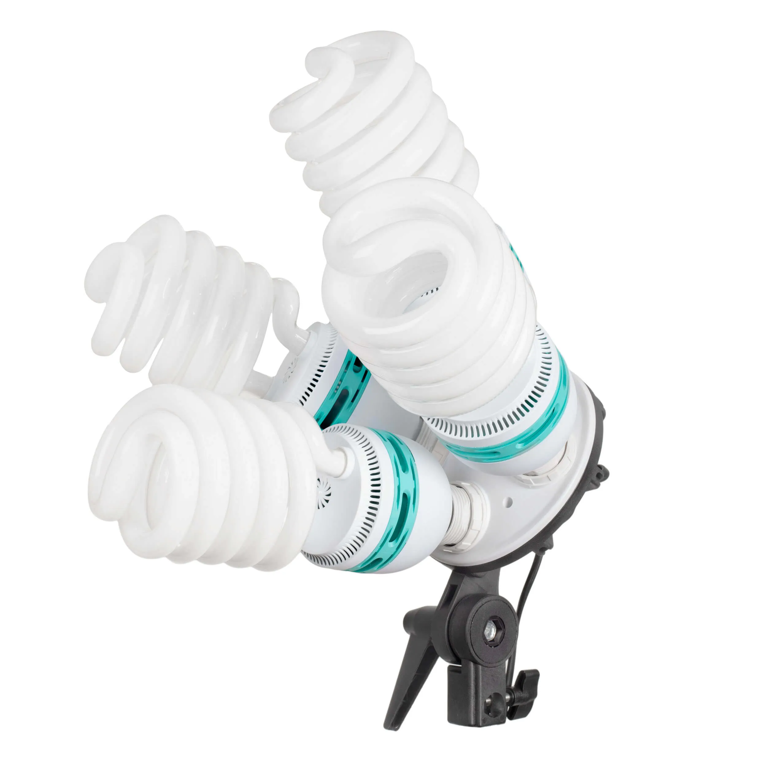 DAYLITE4 MKIII 6800W 4 Softbox Kit with Green Screen Background & Stand