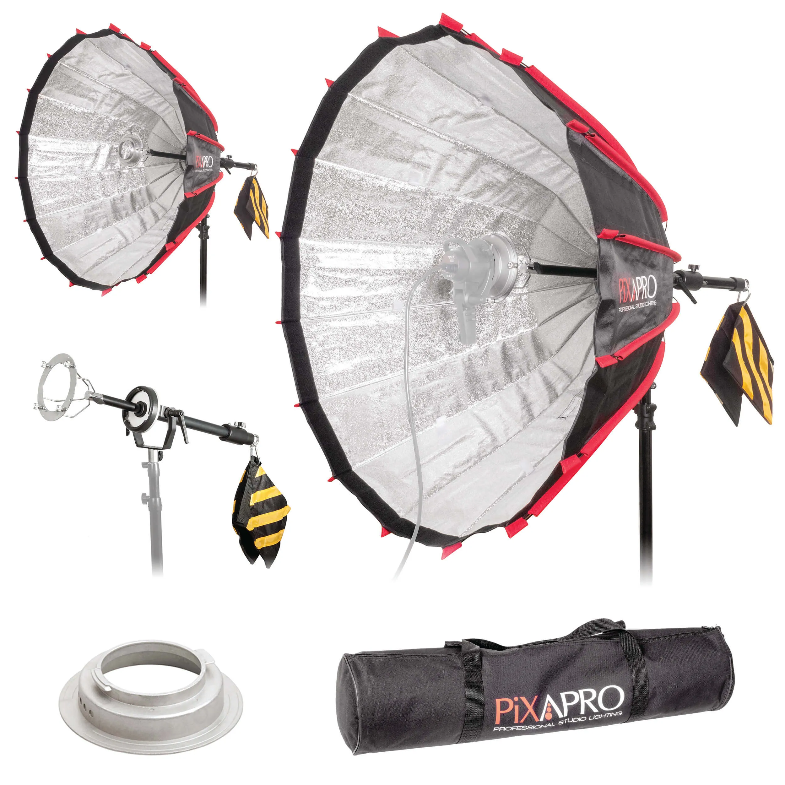 DeepPara110 Fast Set-Up Parabolic Softbox (Central Pole Bracket)