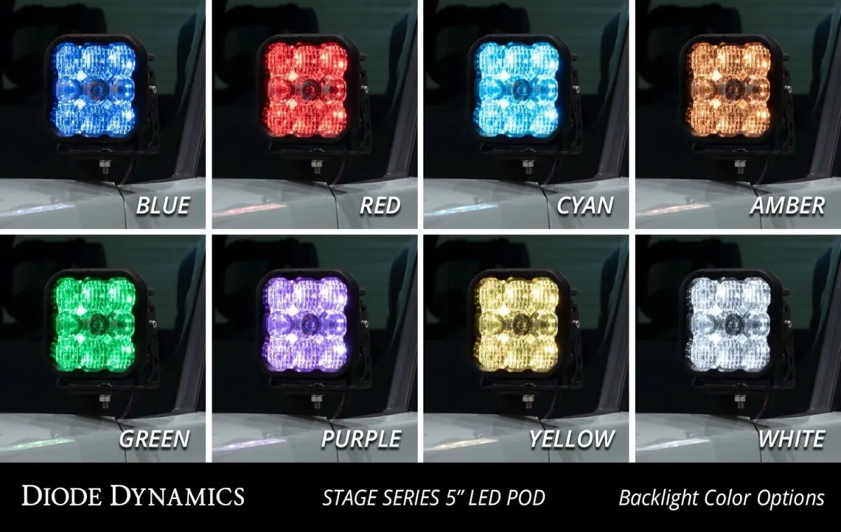 Diode Dynamics Stage Series Backlit Ditch Light Kit for Tundra (2022-2024)