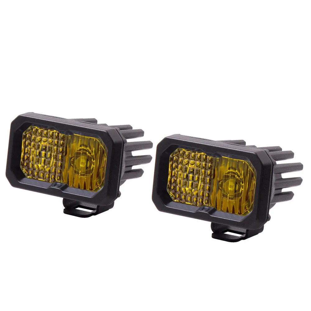 Diode Dynamics Stage Series Backlit Ditch Light Kit - Yellow | 2024  Toyota Tacoma
