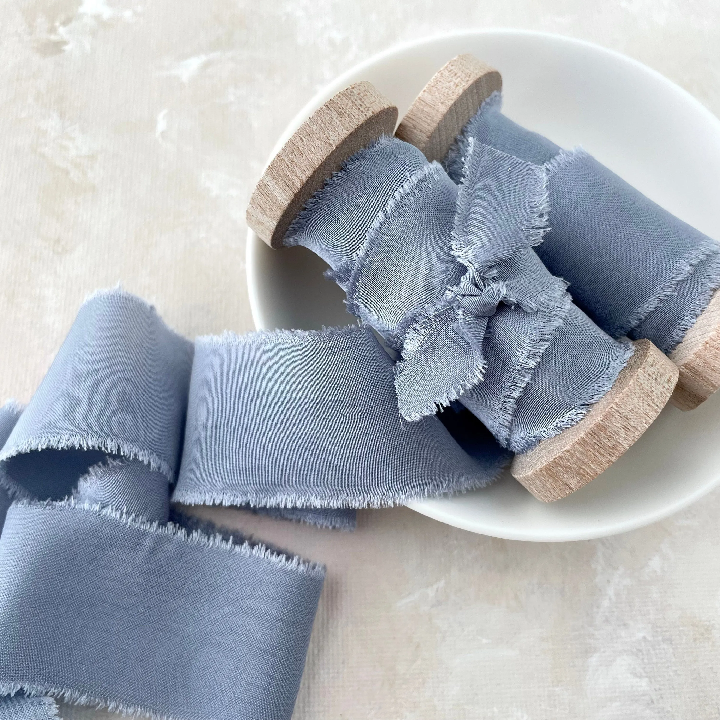 Dusty Blue Ribbon