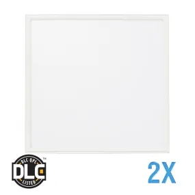 Euri Lighting 2x2 LED Flat Panel Light - 40W - 120-277V - 4600 lumens - 4000K - 0-10V - Dimmable - 2 Pack
