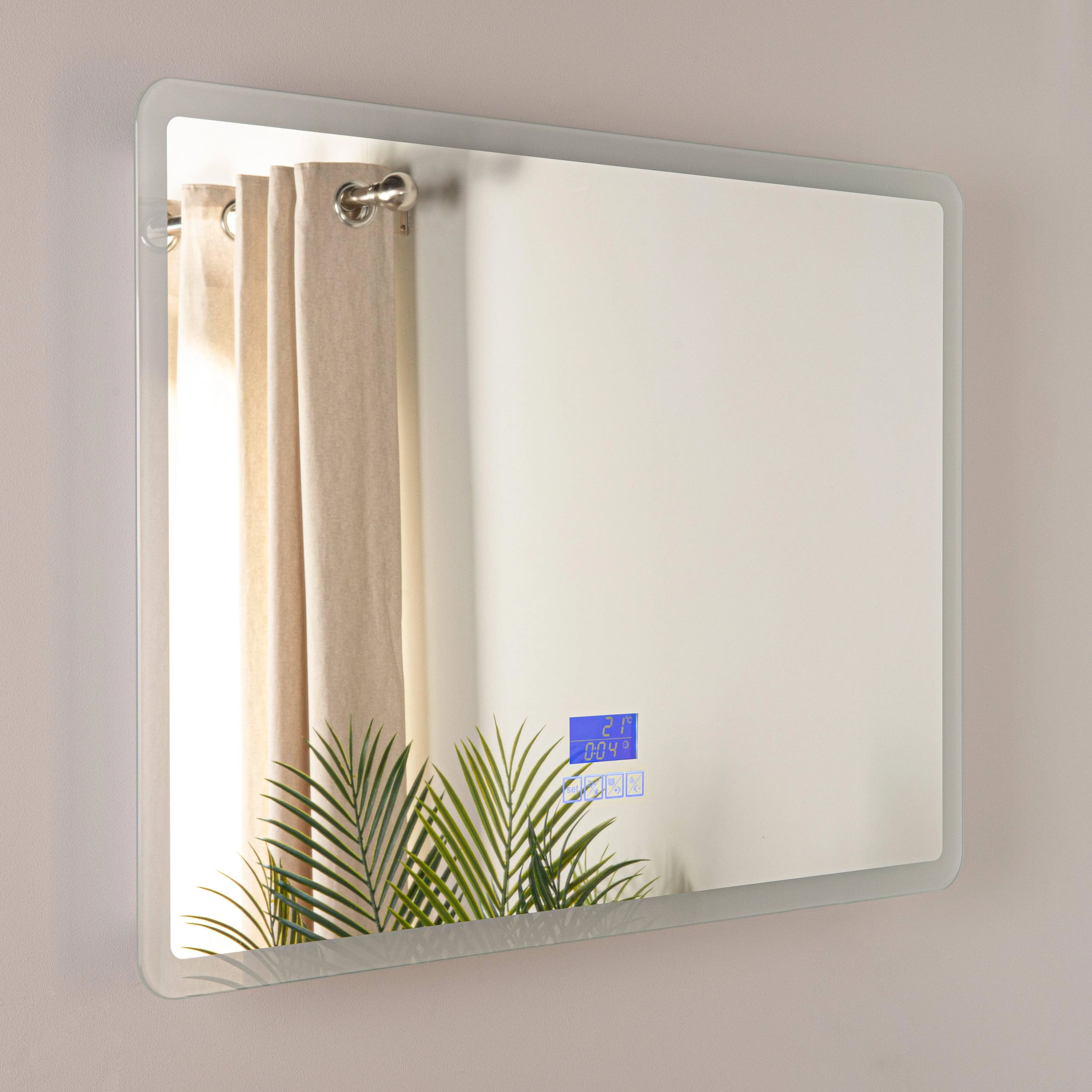Euro Mirror Bluetooth Rectangle Landscape - 80cm x 60cm