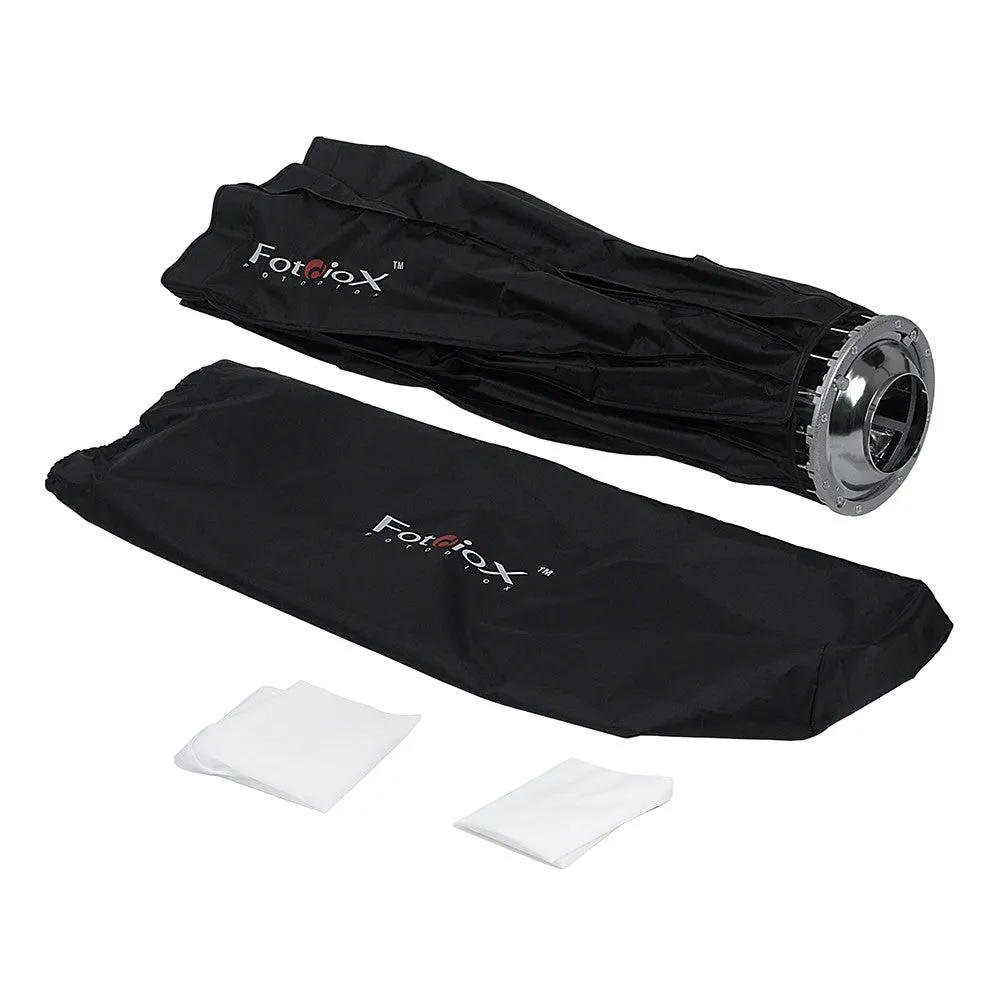 Fotodiox Deep EZ-Pro Parabolic Softbox with Bowens Speedring for Bowens, Interfit and Compatible Lights - Quick Collapsible Softbox with Silver Reflective Interior with Double Diffusion Panels