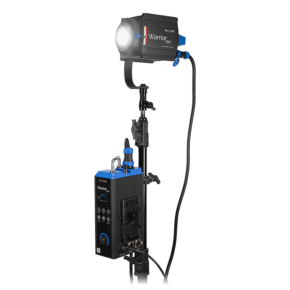 Fotodiox Pro Warrior 300 Daylight LED Light Kit - High-Intensity Daylight Color (5600k) LED Light Kit, 5600k Light for Still and Video