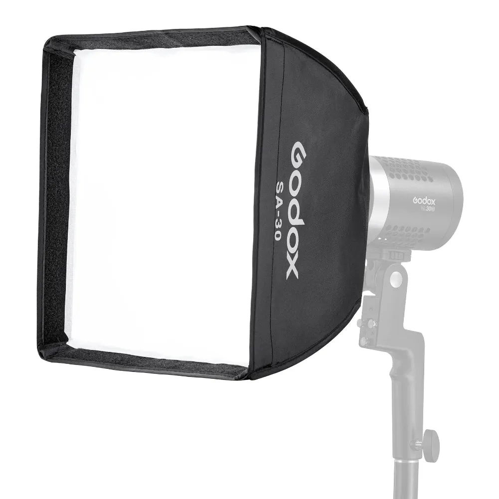 Godox 30x30cm Fitting Rectangle Softbox for Godox Flashes or LED Lights