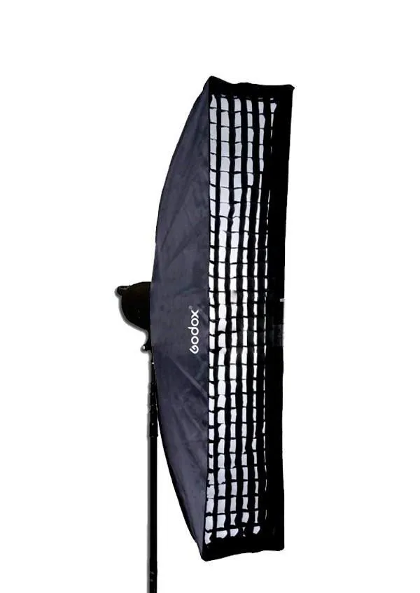 Godox 35 x 160cm Rectangle Strip Softbox with Grid (Bowens Mount) (DEMO STOCK)