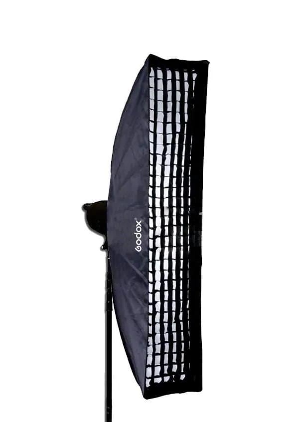 Godox 35 x 160cm Rectangle Strip Softbox with Grid (Bowens Mount)