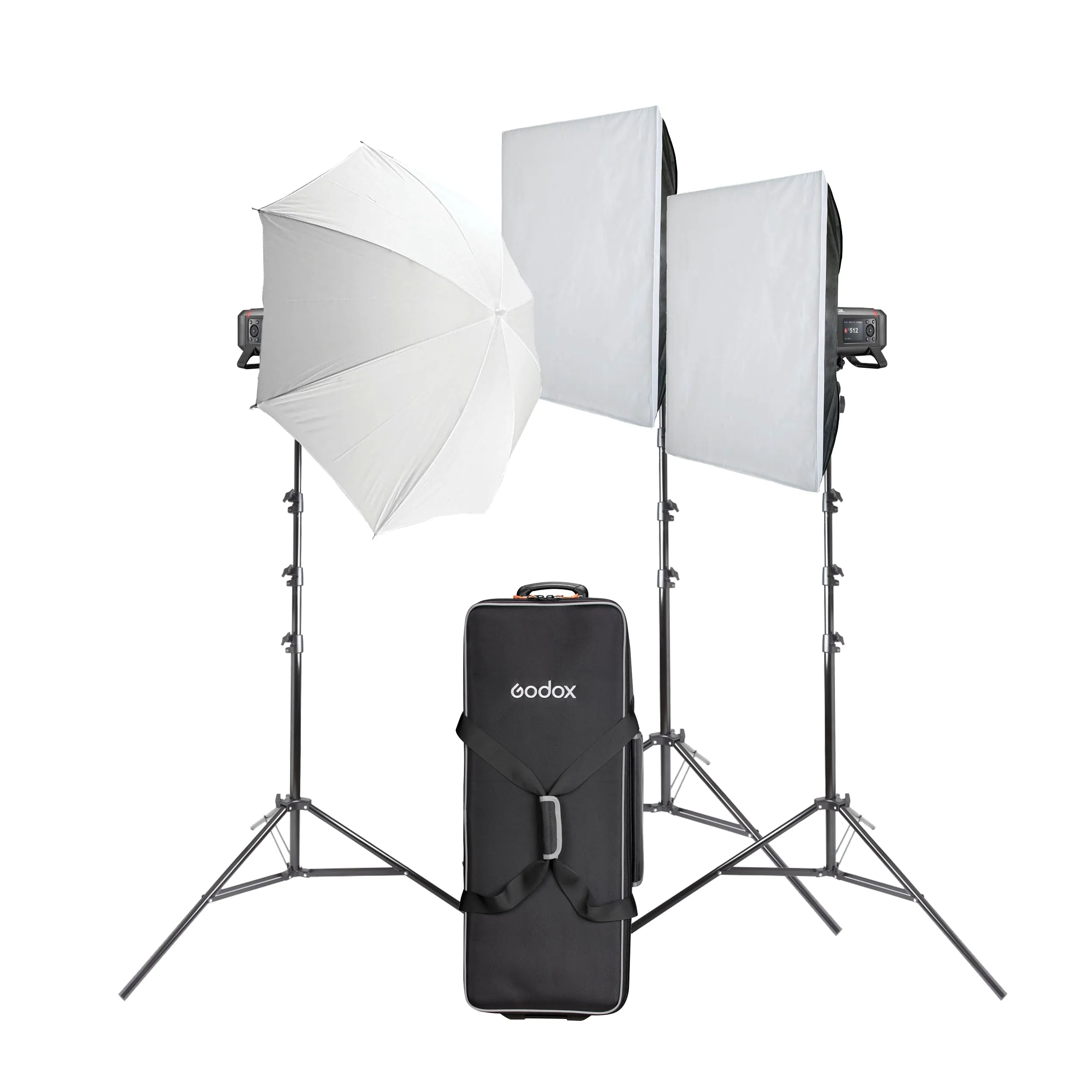 Godox AD600PRO II Portable Battery Powered Flash Strobe Three-Head Light Kit