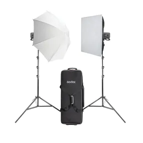 Godox AD600PRO II Portable Battery Powered Flash Strobe Twin Light Kit