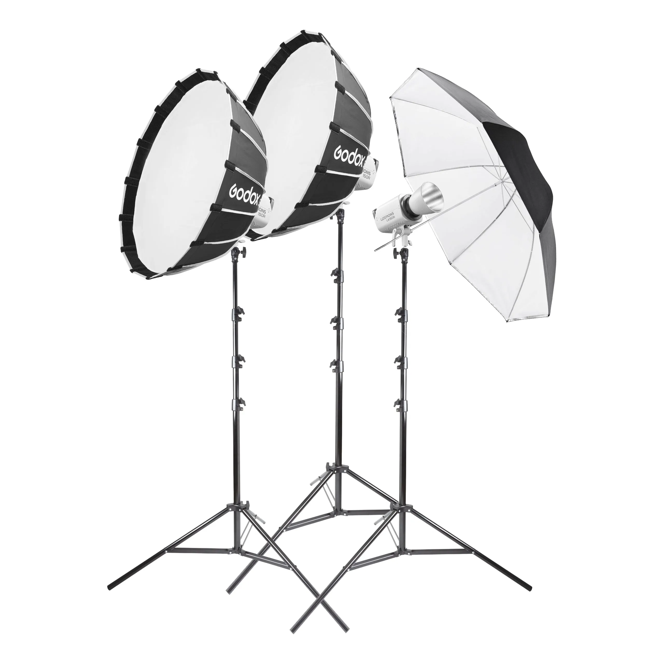 Godox Litemons LA150R RGB LED Lighting Three Head Kit