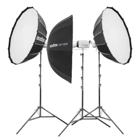 Godox Litemons LA300R RGB LED Continuous High-Powered Light Three Head Kit