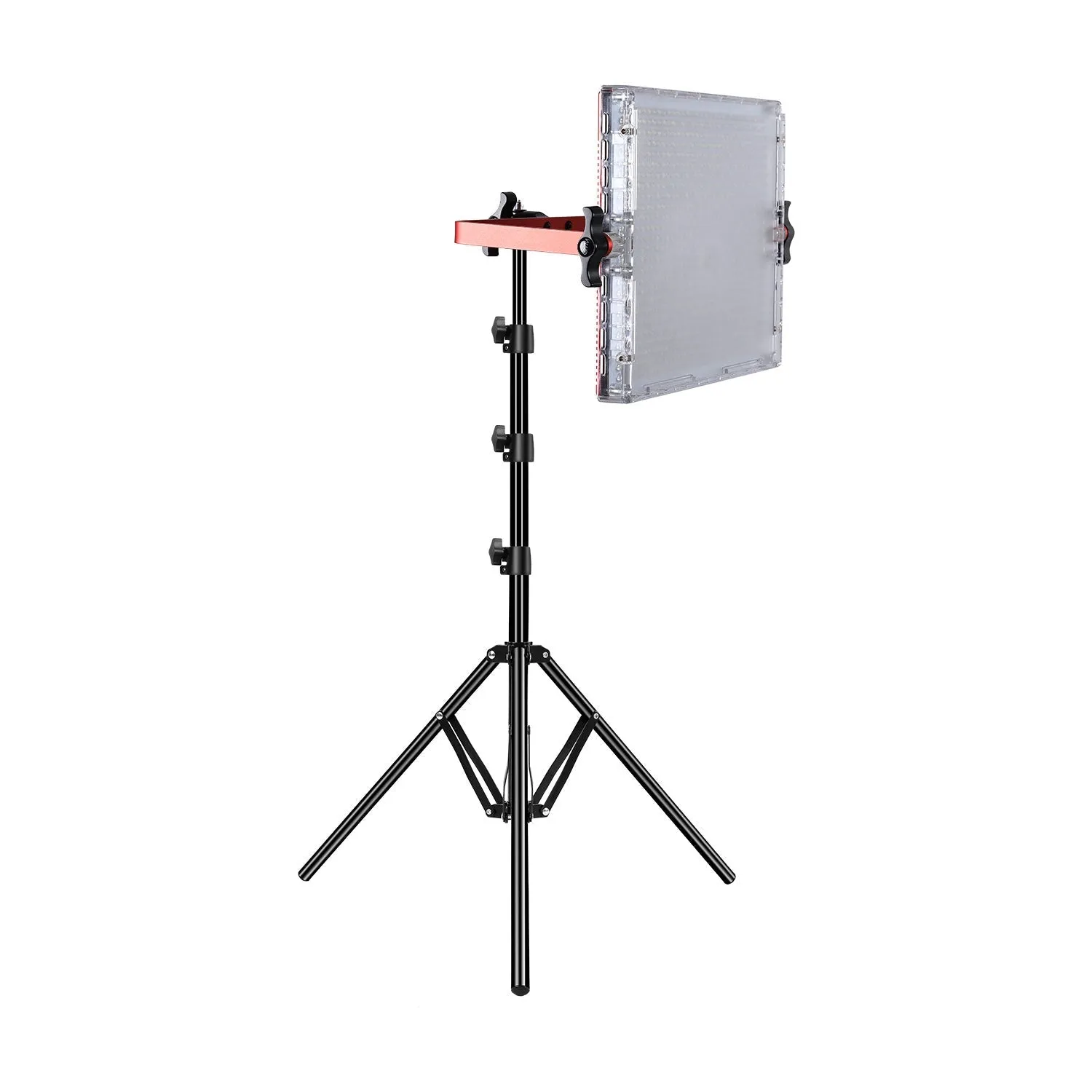 GVM-MB832 50W high-power soft light dual-color LED video soft light with bracket (BOGO)