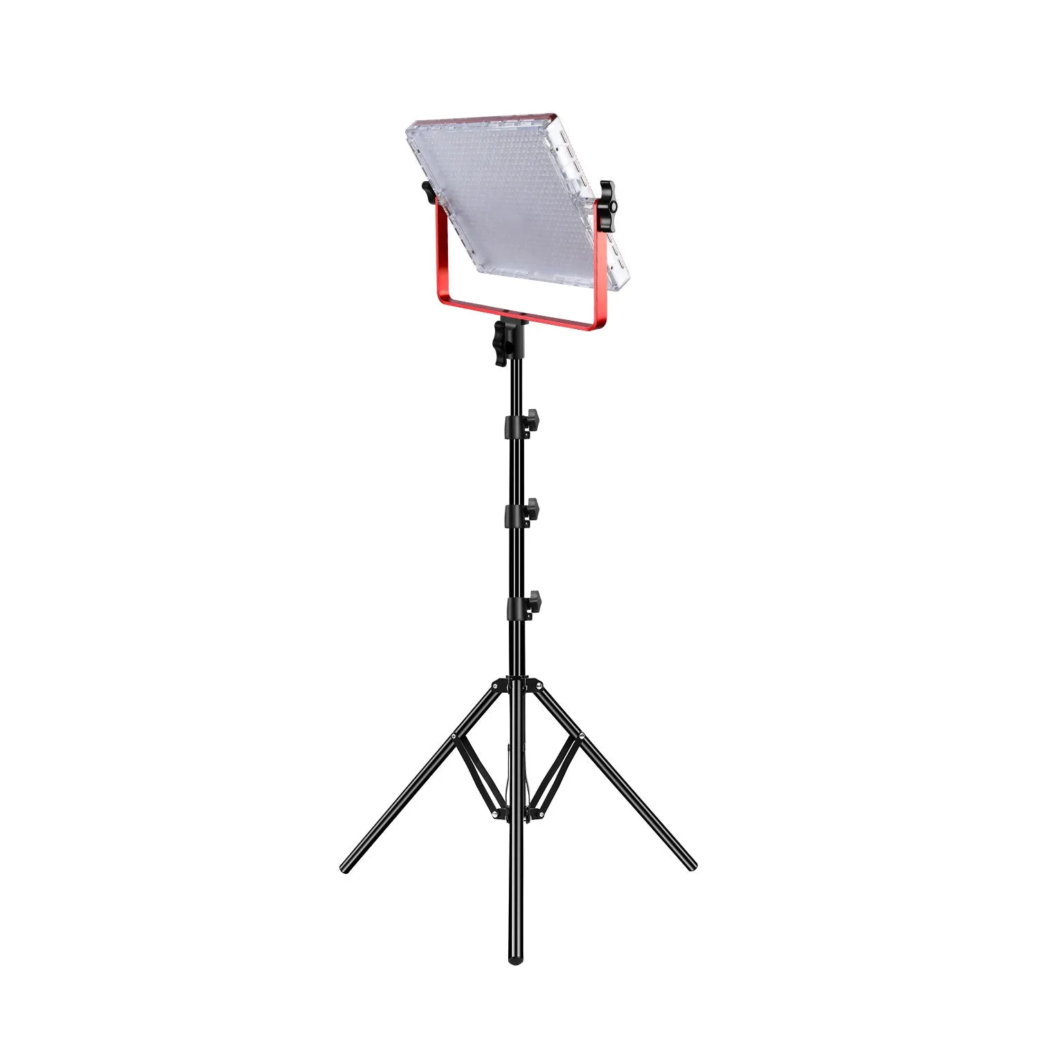 GVM-MB832 50W high-power soft light dual-color LED video soft light with bracket (BOGO)