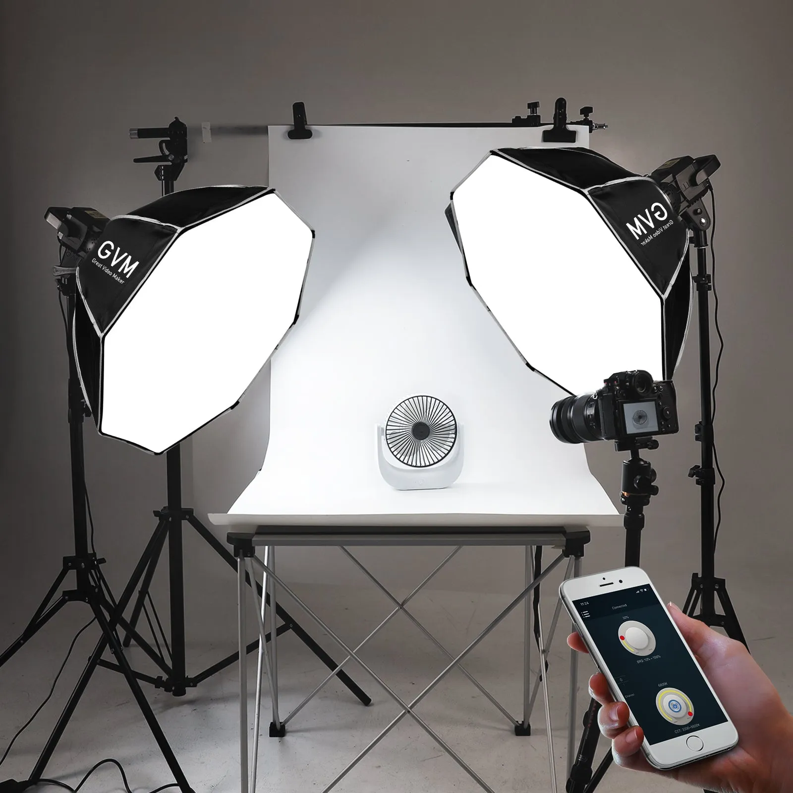 GVM Softbox for P80S/G100W Series LED Lights (22")