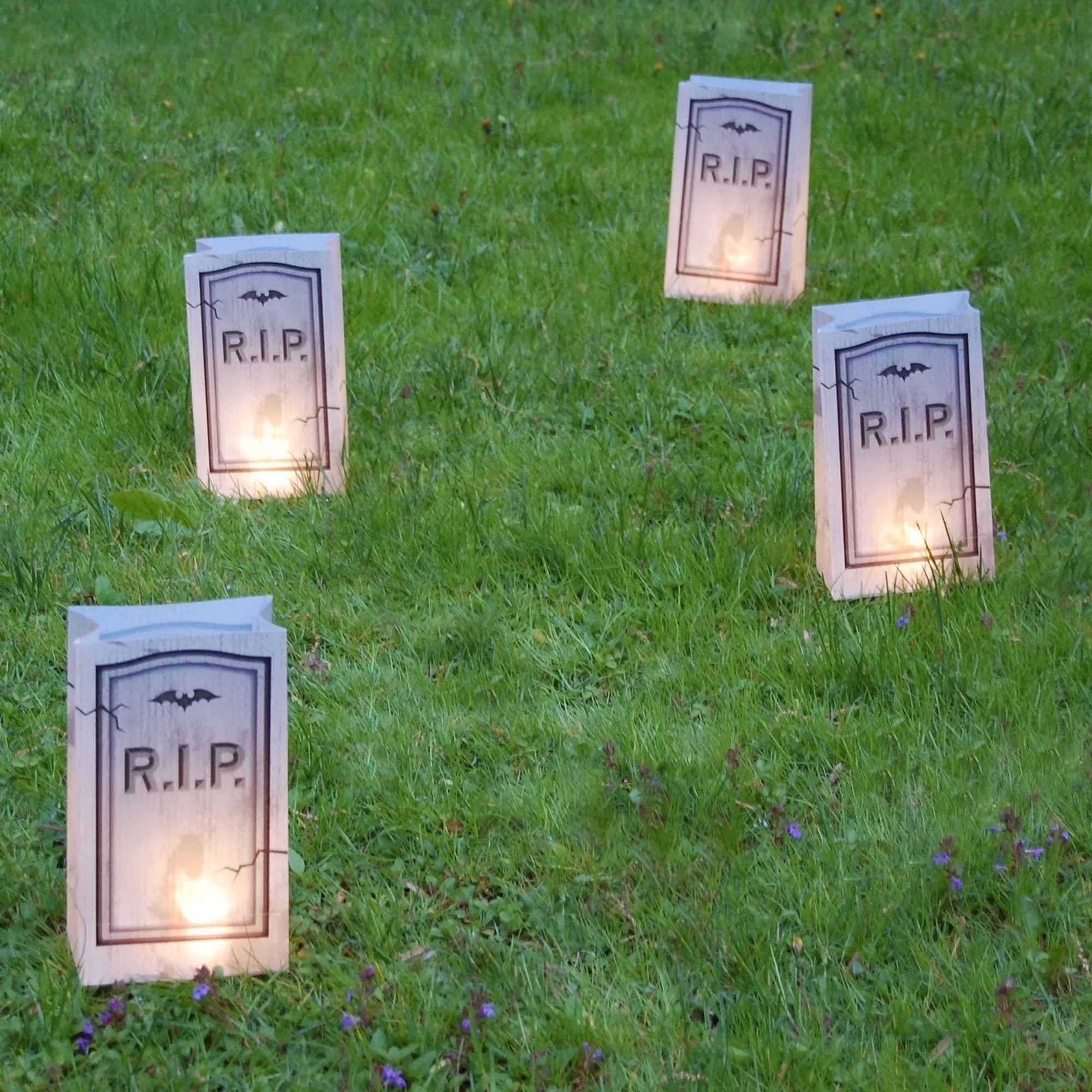 Halloween Battery Operated Luminaria Kit with Timer