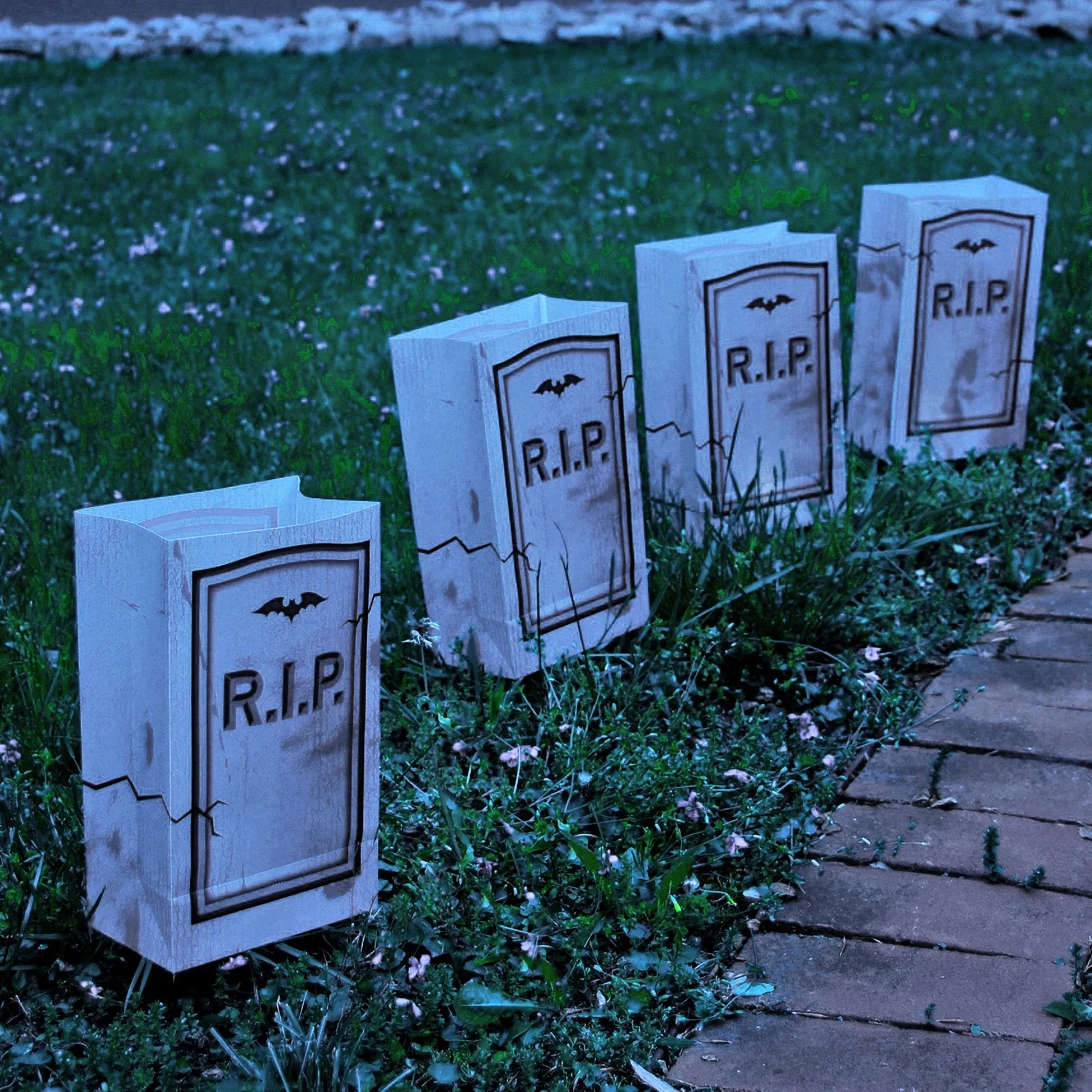 Halloween Battery Operated Luminaria Kit with Timer
