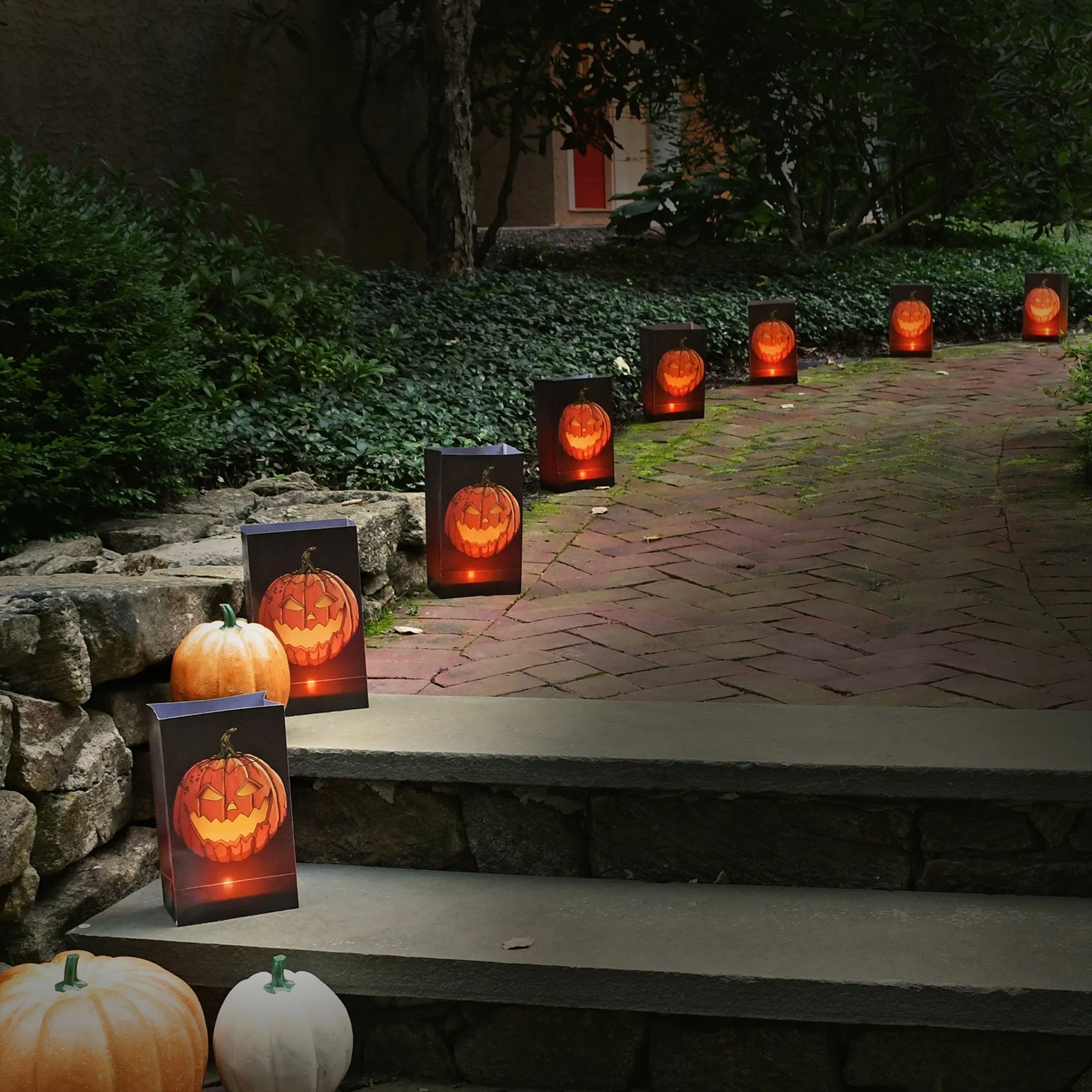 Halloween Battery Operated Luminaria Kit with Timer
