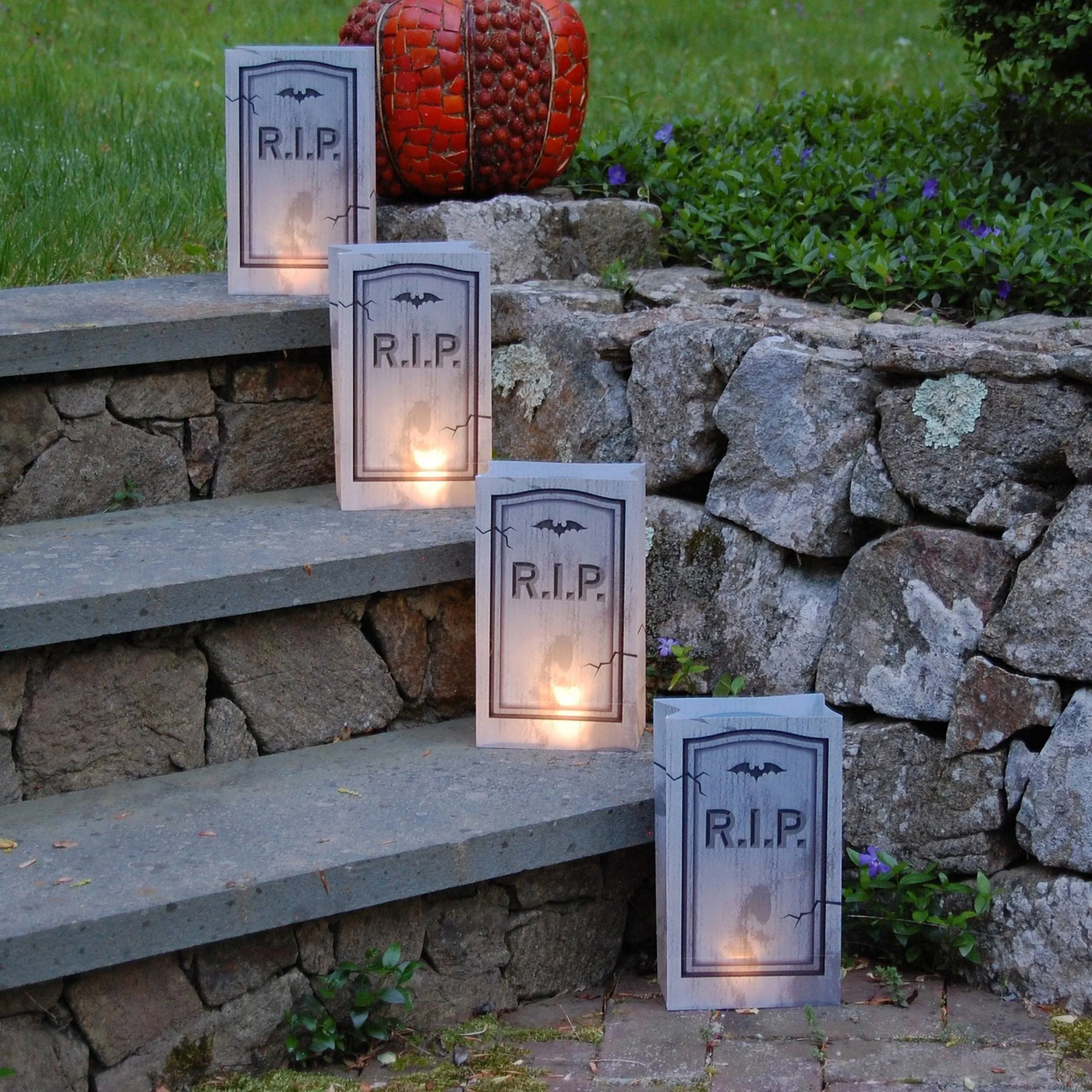 Halloween Battery Operated Luminaria Kit with Timer