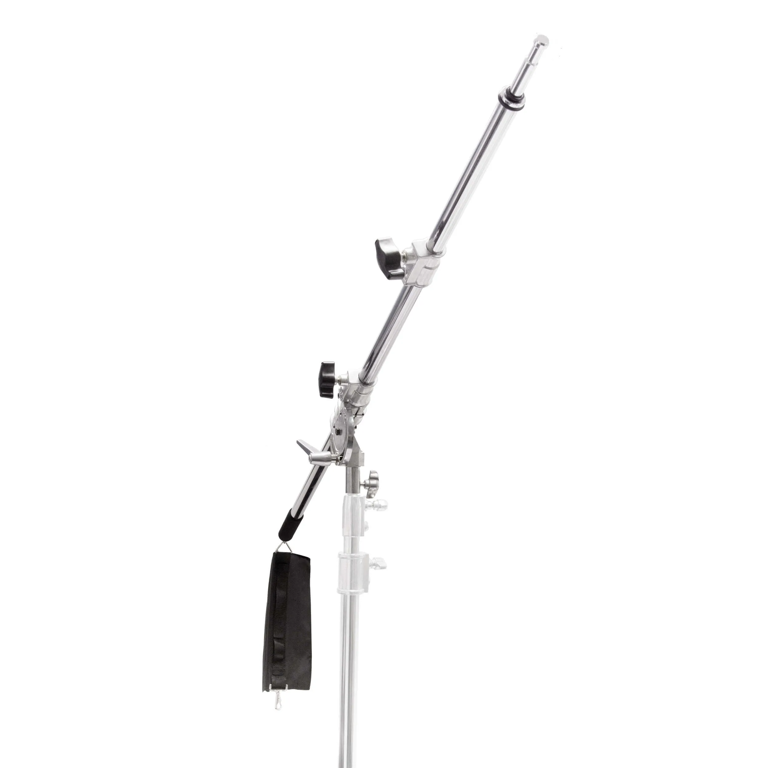 Heavy Duty Chrome Stainless Steel Rolling Base Boom Stand