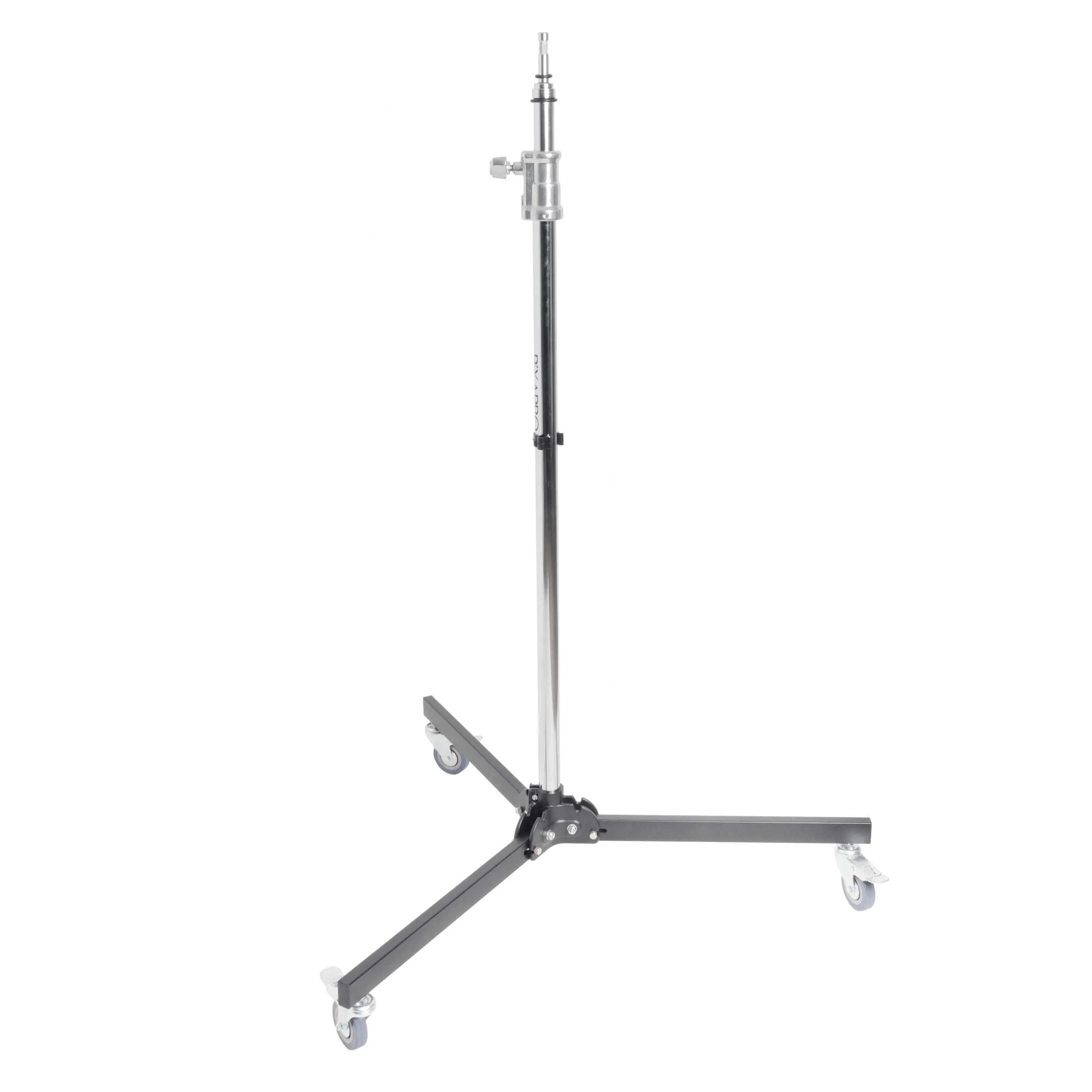 Heavy Duty Chrome Stainless Steel Rolling Base Boom Stand