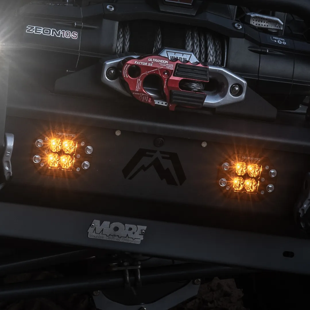 HERETIC STUDIO | Quattro Flush Mount Amber LED Pod Light