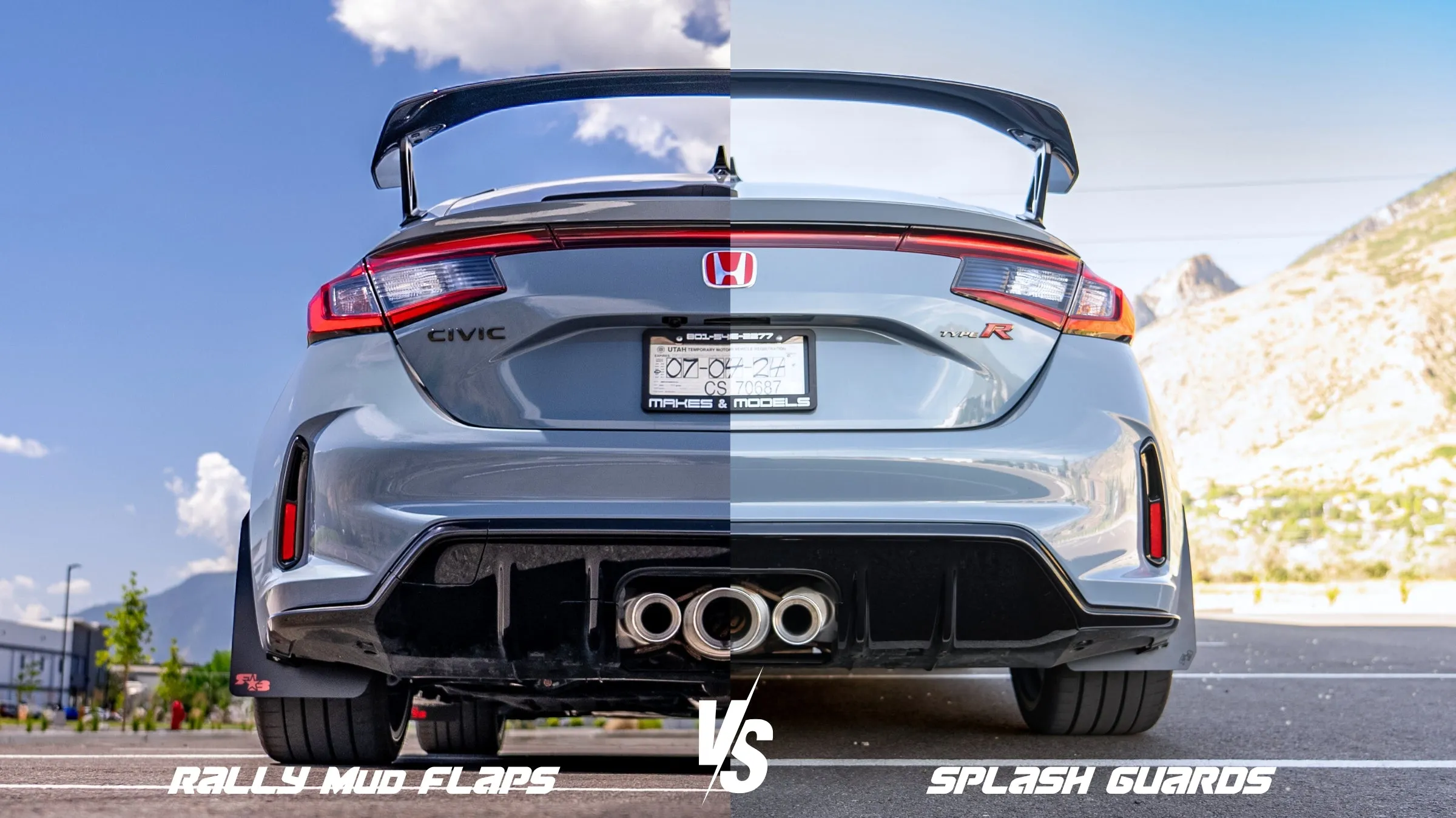 Honda Civic Type R (FL5) 2023  Rally Mud Flaps